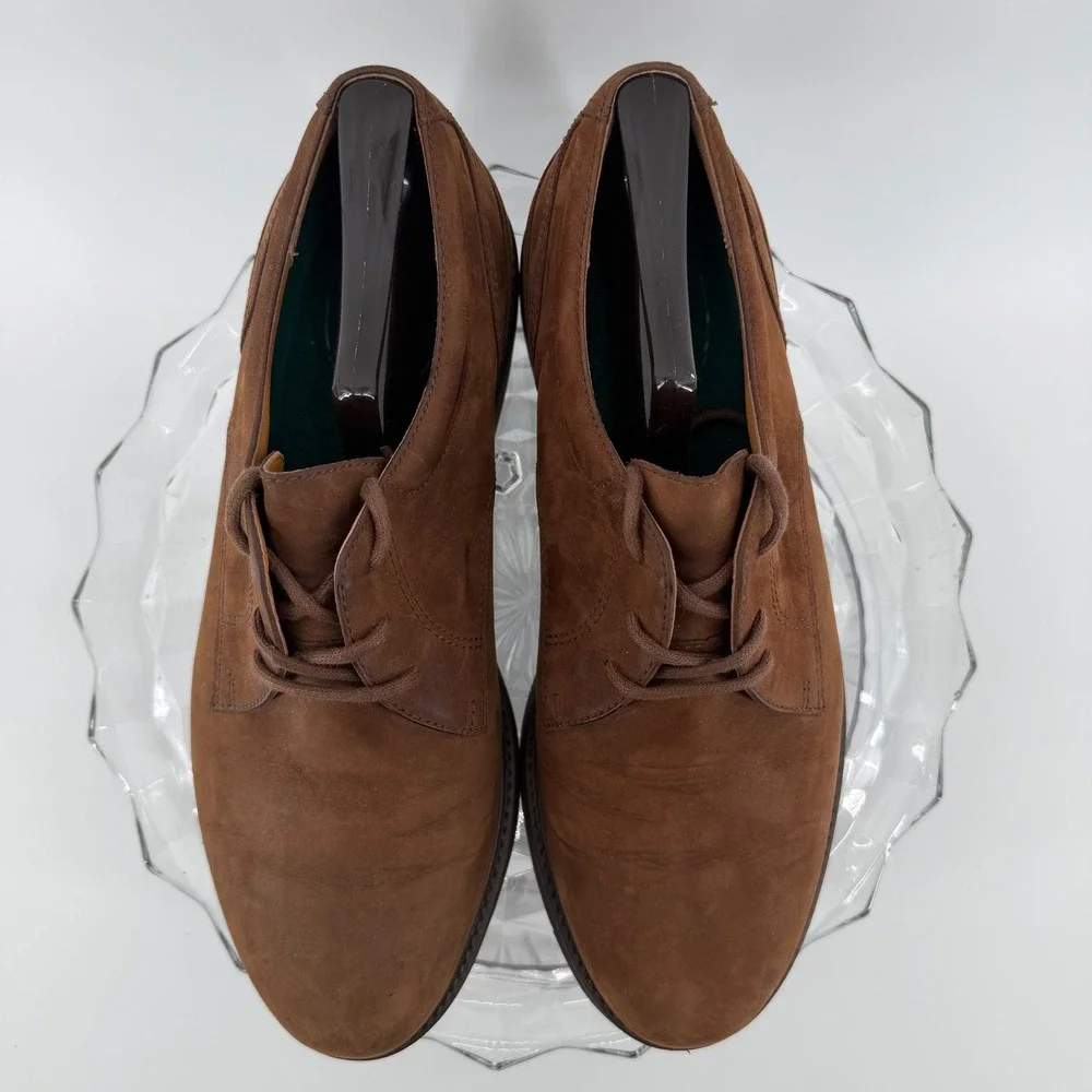 Rockport M1209 Brown‎ Suede Leather Oxford Dress Shoes Men's 9 1/2 M